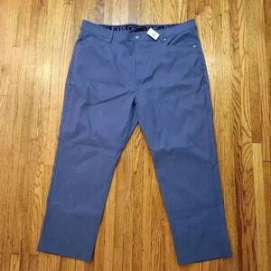 Gerry Men’s Venture Commuter Pant Stretch Fabric Leg Zip Pocket Blue 40 x 29